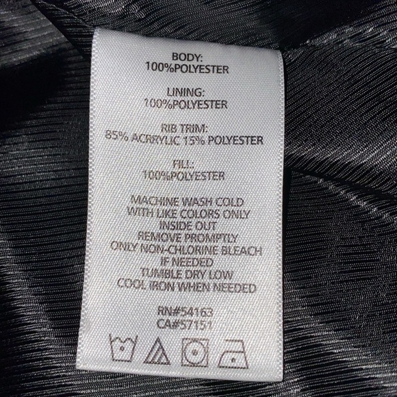 CALVIN KLEIN PERFORMANCE Puffer Vest wind resistant gold zipper closure size L - Picture 8 of 11